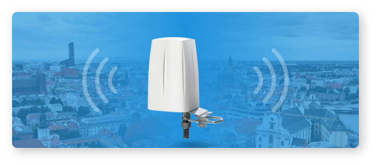 Outdoor omnidirectional antenna for Digi