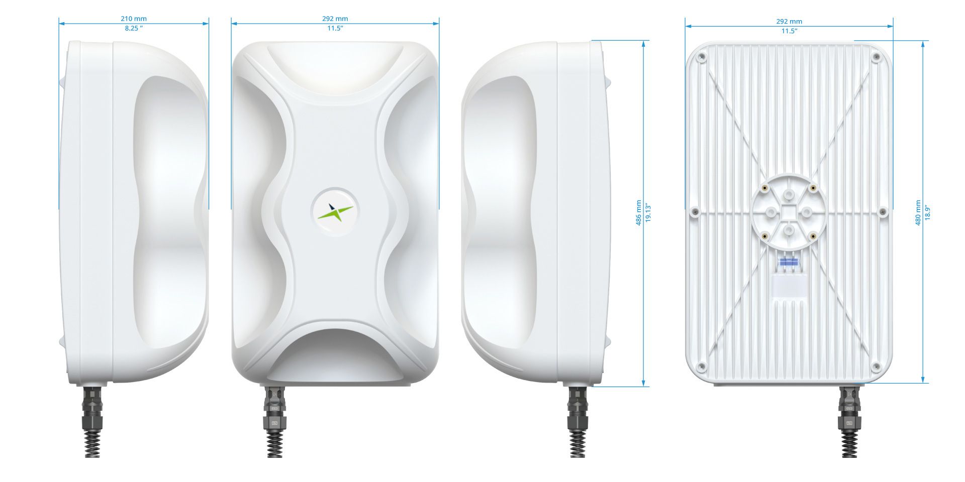 Dimensions of Thunder Integrated Directional for Ericsson R1900 Thunder Integrated Directional for Ericsson R1900