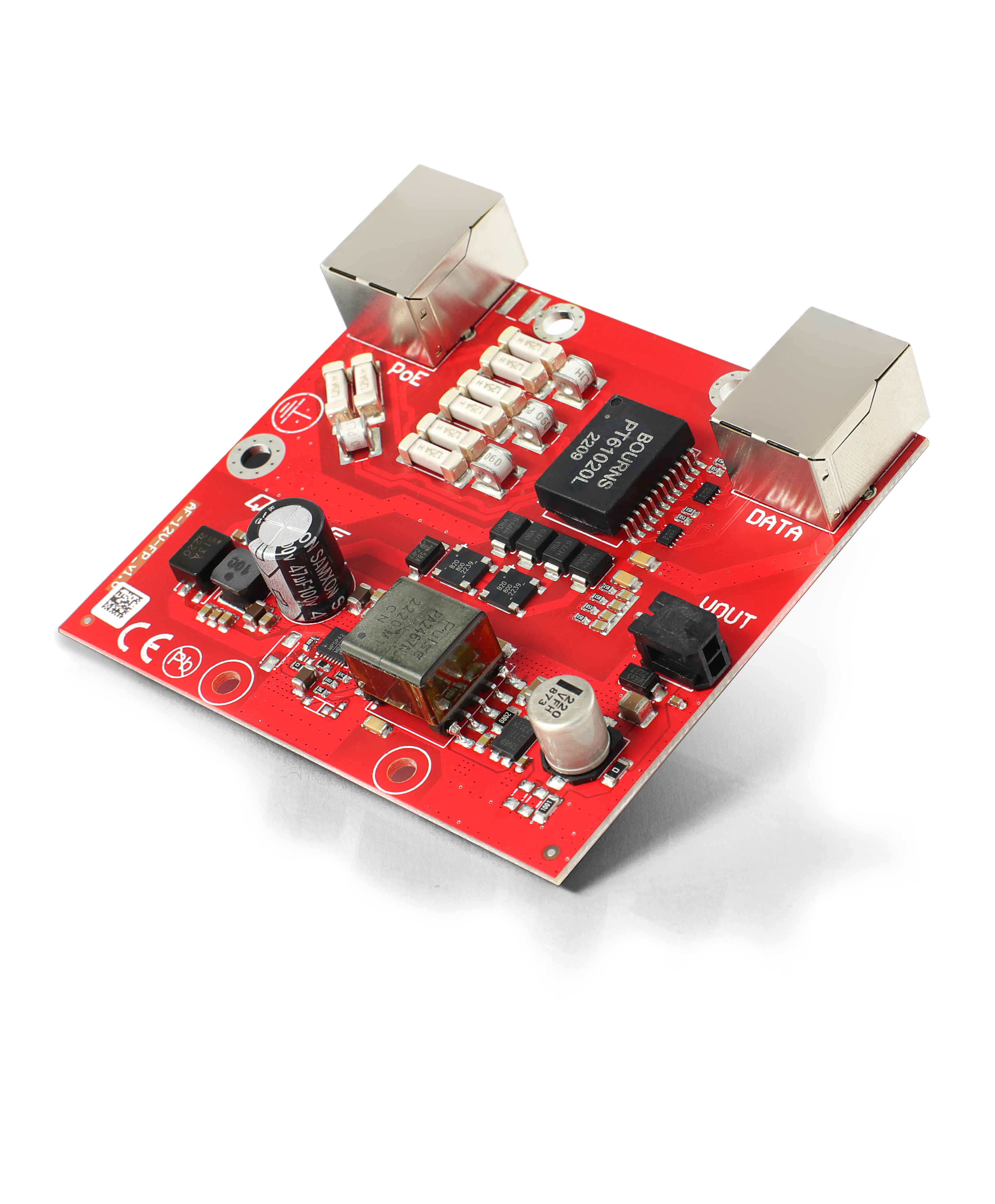QuPoE AF-12V-FP - 802.3af Splitter 