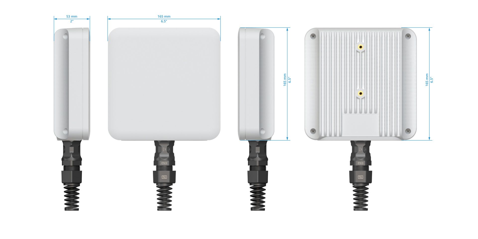 Dimensions of QuBox Mini QuBox Mini