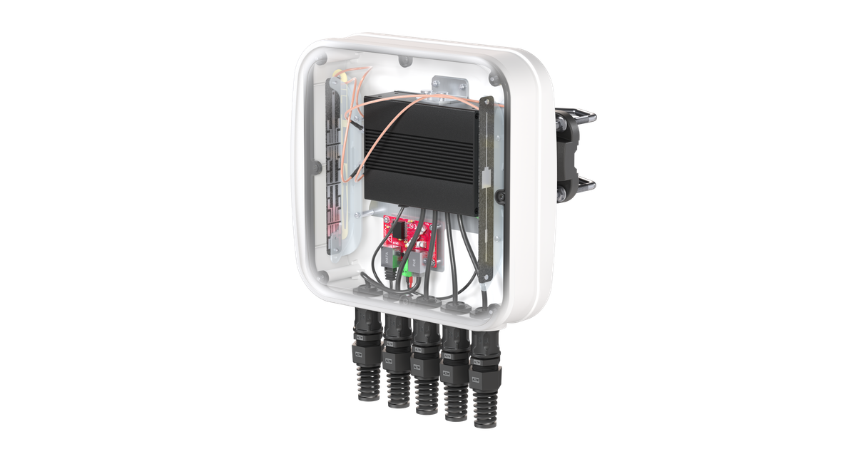 QuMax Omni for Robustel R2120 - an omnidirectional LTE + Wi-Fi antenna ...