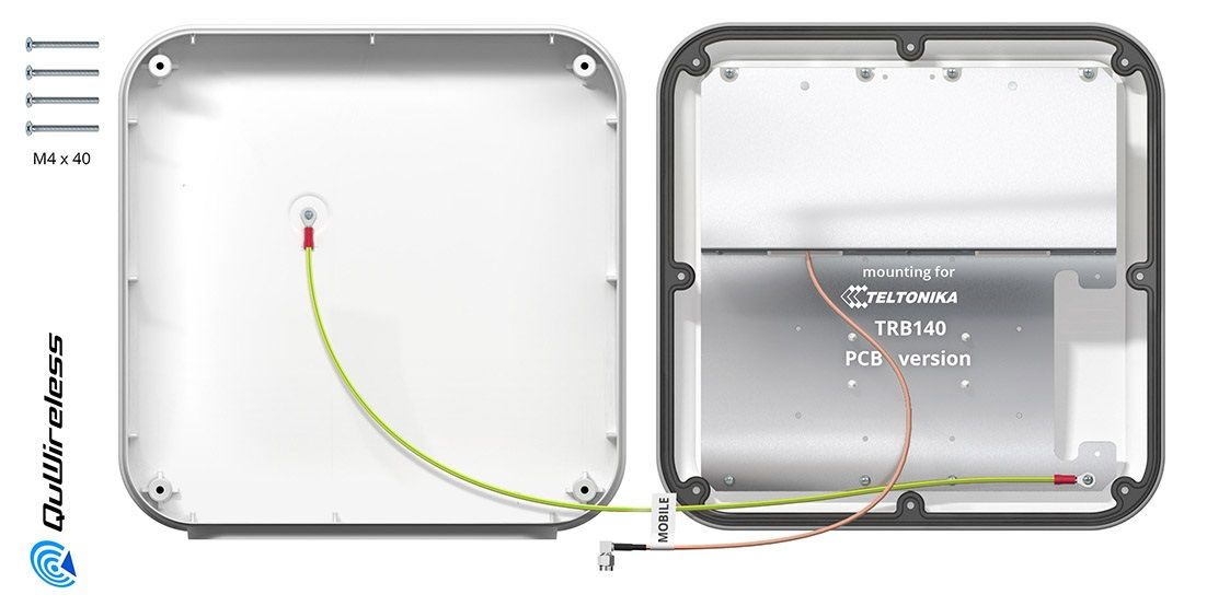 Parts of QuMax for TRB140