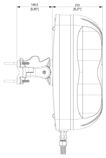 Dimensions of QuMax for Teltonika RUTX50 QuMax for Teltonika RUTX50
