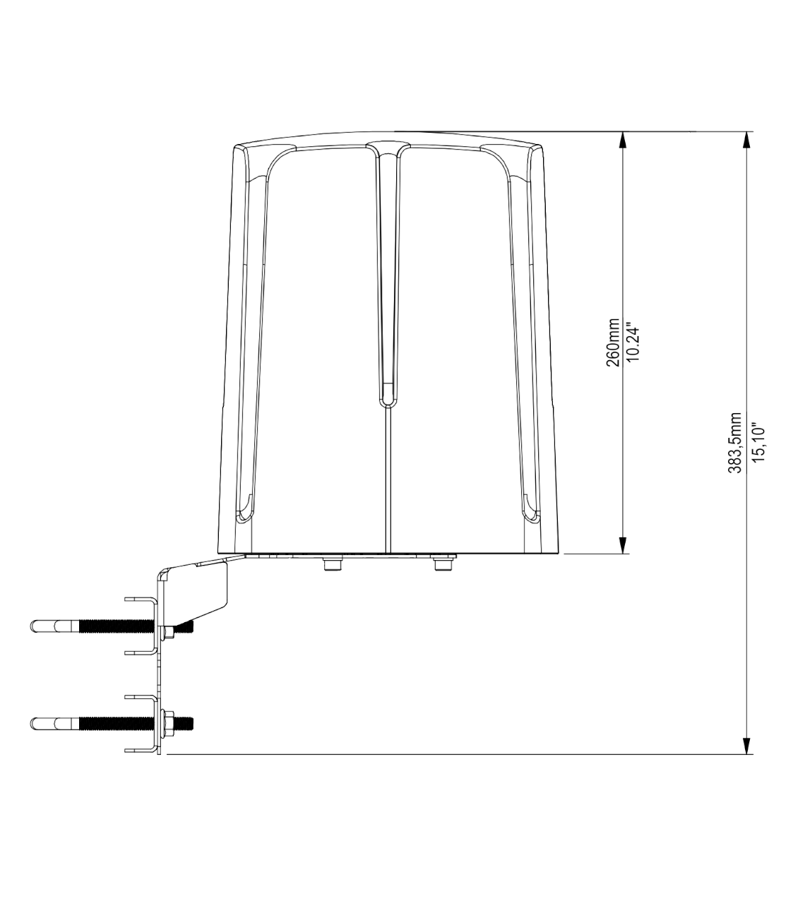 Dimensions of QuOmni 7V-8 Wi-Fi 6E Nf QuOmni 7V-8 Wi-Fi 6E Nf