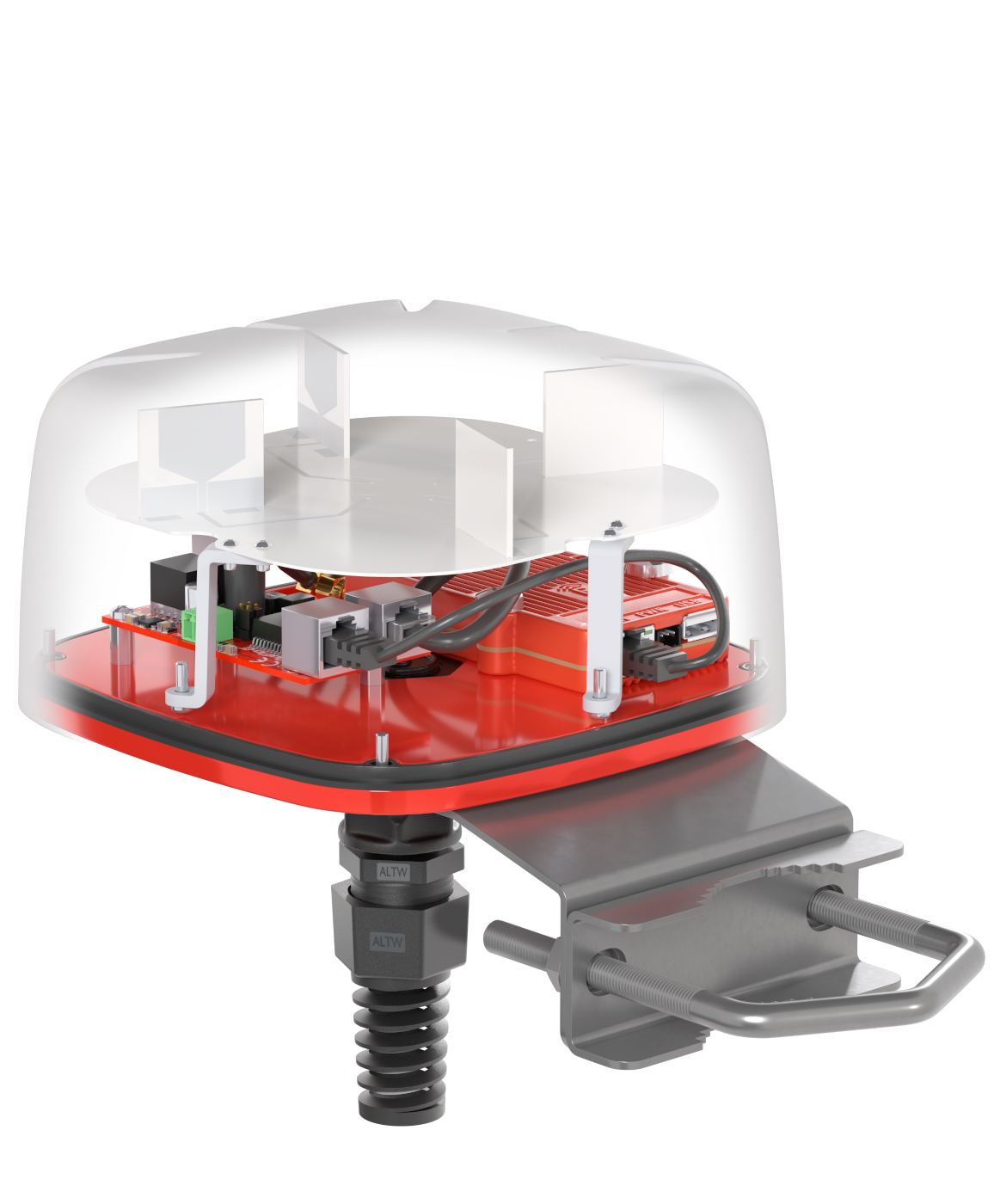 QuShell HD for Rajant Cardinal + PoE Converter