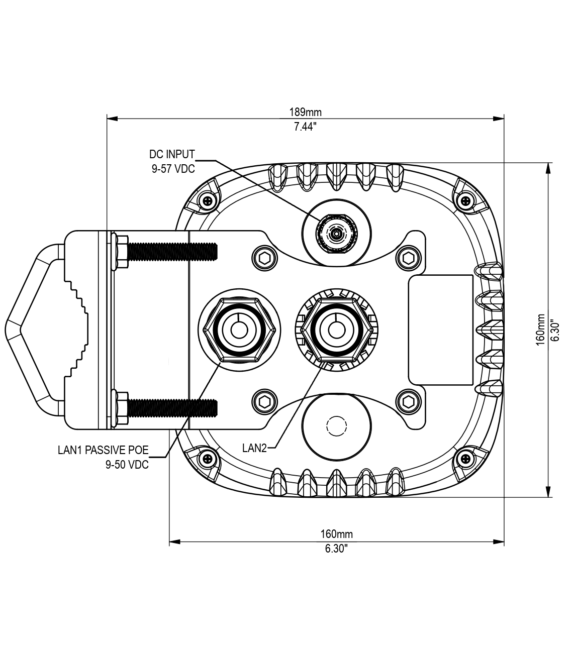 QuSpot for Teltonika RUTX50 2xRJ45 QuPS2