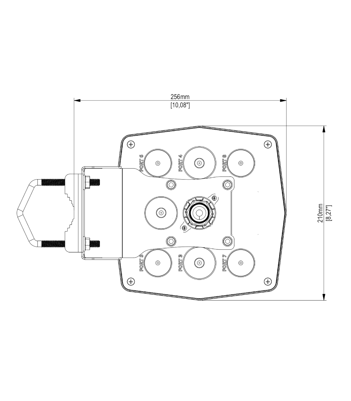 Dimensions of QuWave for Teltonika QuWave for Teltonika